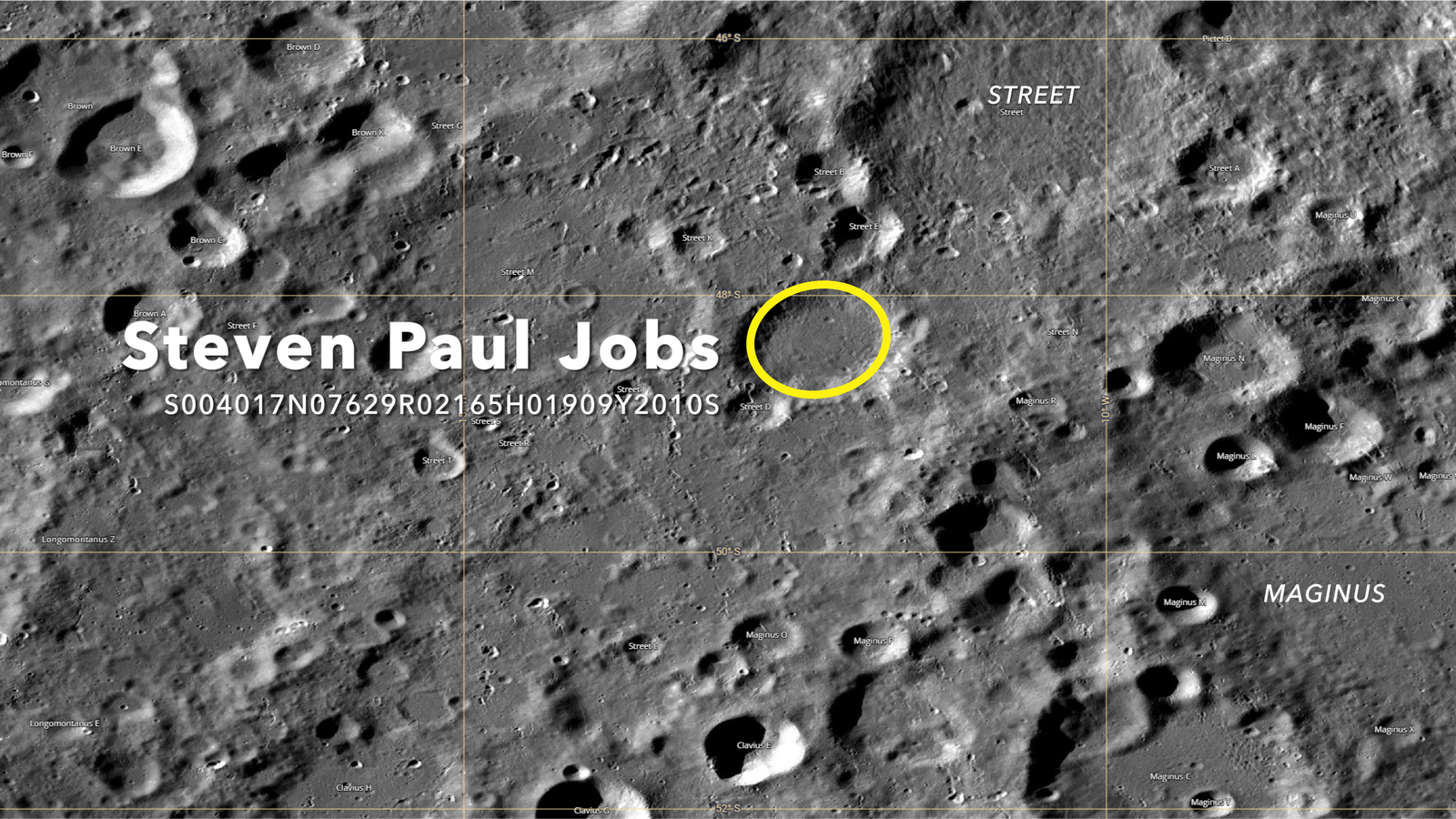 Crater 3390 Steve Jobs (Image)