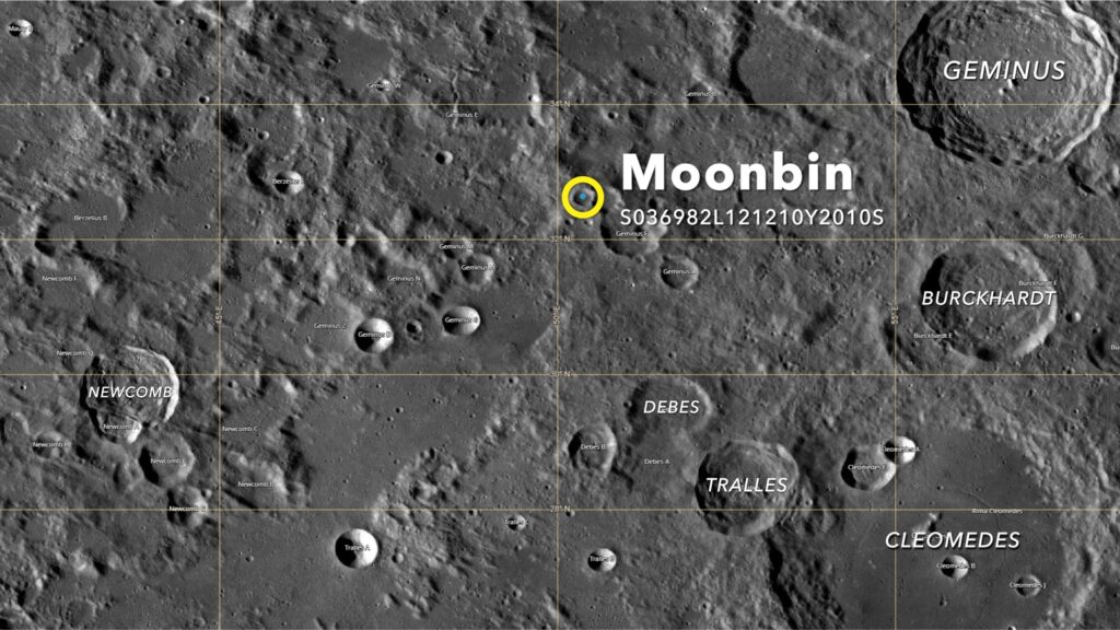 Crater 3549 Moonbin (Photo)